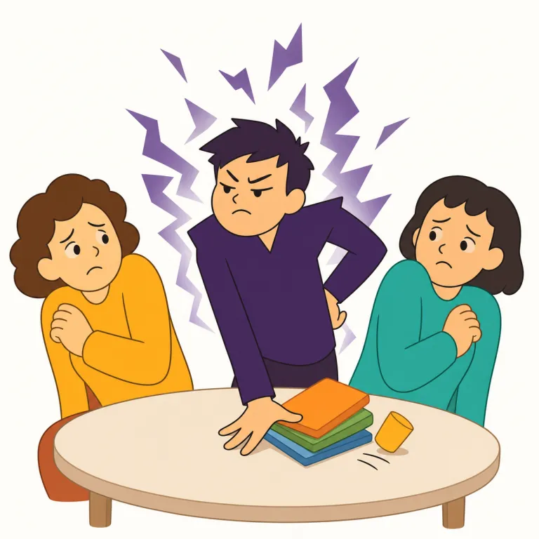 jerk（急に引く・動詞）の覚え方イラスト — jerk は「なめらかに引く」ではなく、短く鋭い力で対象が跳ねる感じ