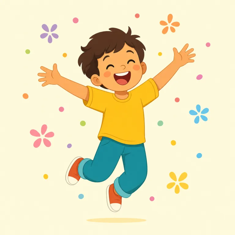 joy（喜び・名詞）の覚え方イラスト — joy はまず enjoy の核だと結びつけると残りやすい