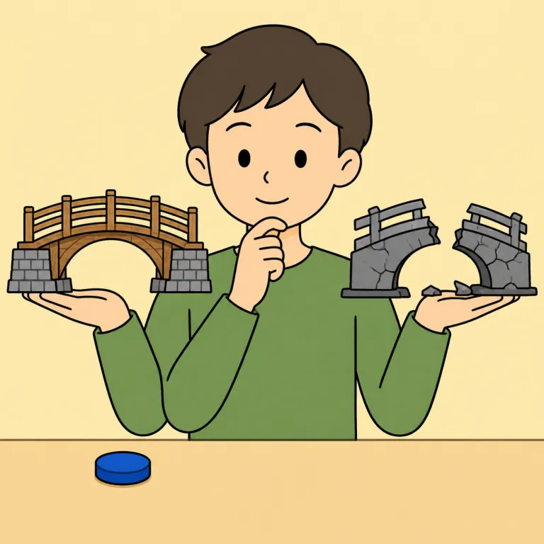 judgment（判断・noun）の覚え方イラスト
