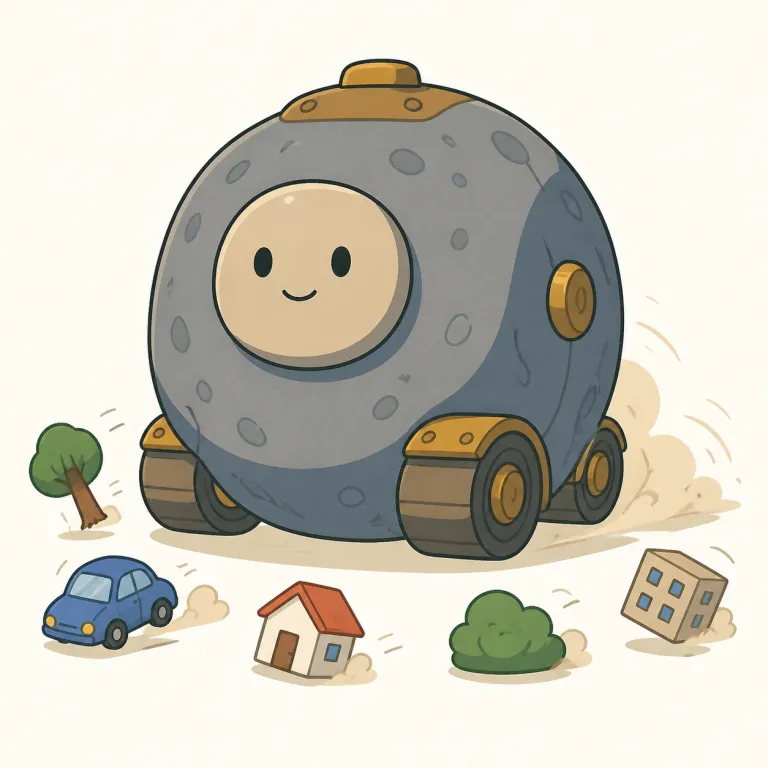 juggernaut（圧倒的勢力・名詞）の覚え方イラスト