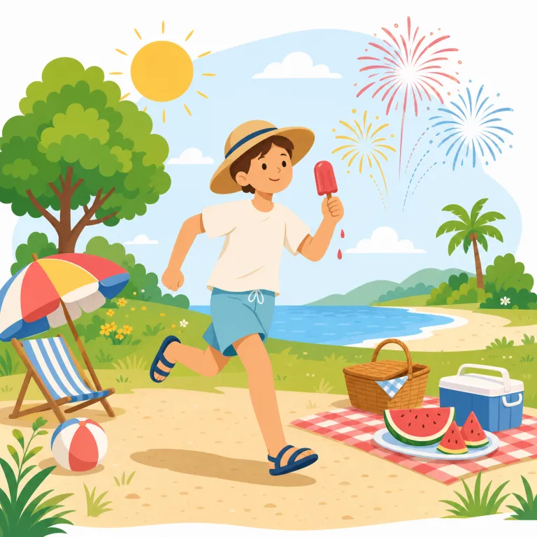 july（7月・名詞）の覚え方イラスト