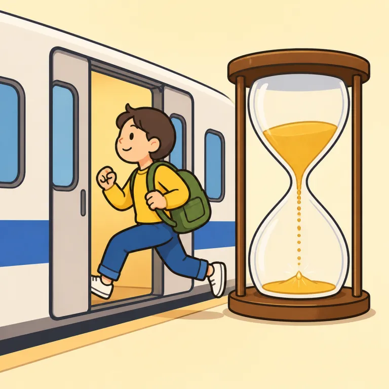 just（ちょうど・adverb）の覚え方イラスト