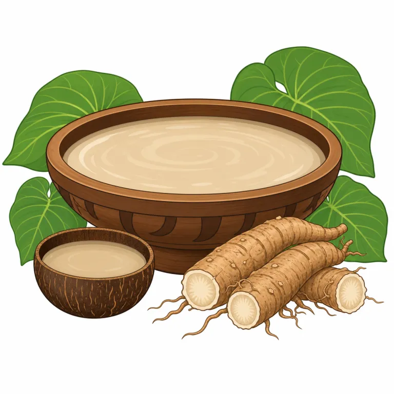 kava（カヴァ・名詞）の覚え方イラスト — このエントリの「カヴァ」は、飲み物として訳すカバ酒そのものよりも、南太平洋の植物名・素材名としての呼び方を意識して覚えるとよい語です