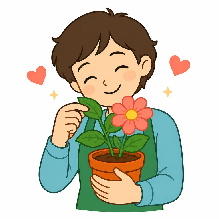 keen（好きな・adjective）の覚え方イラスト