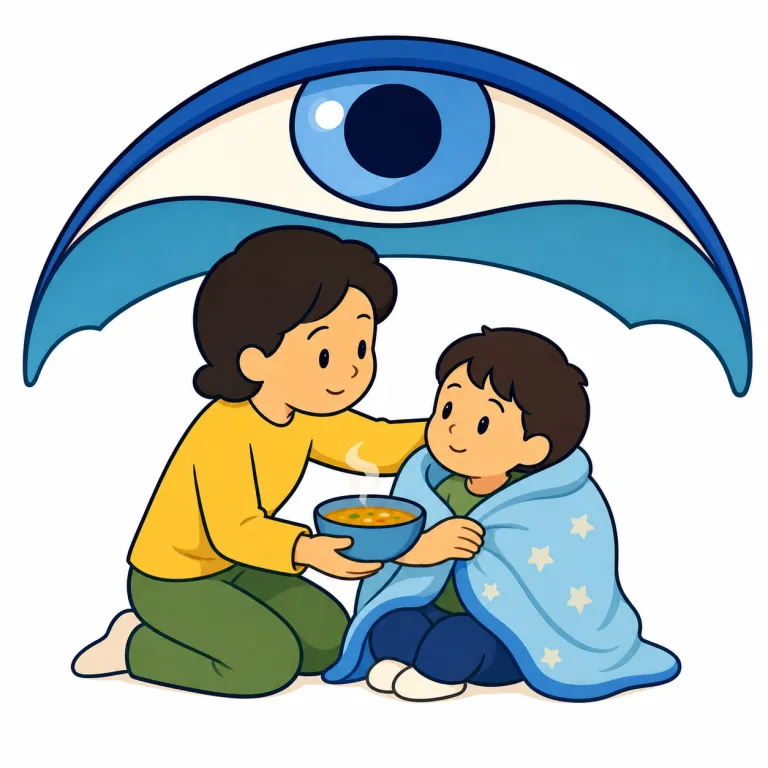 keep an eye on（面倒を見る・idiom）の覚え方イラスト