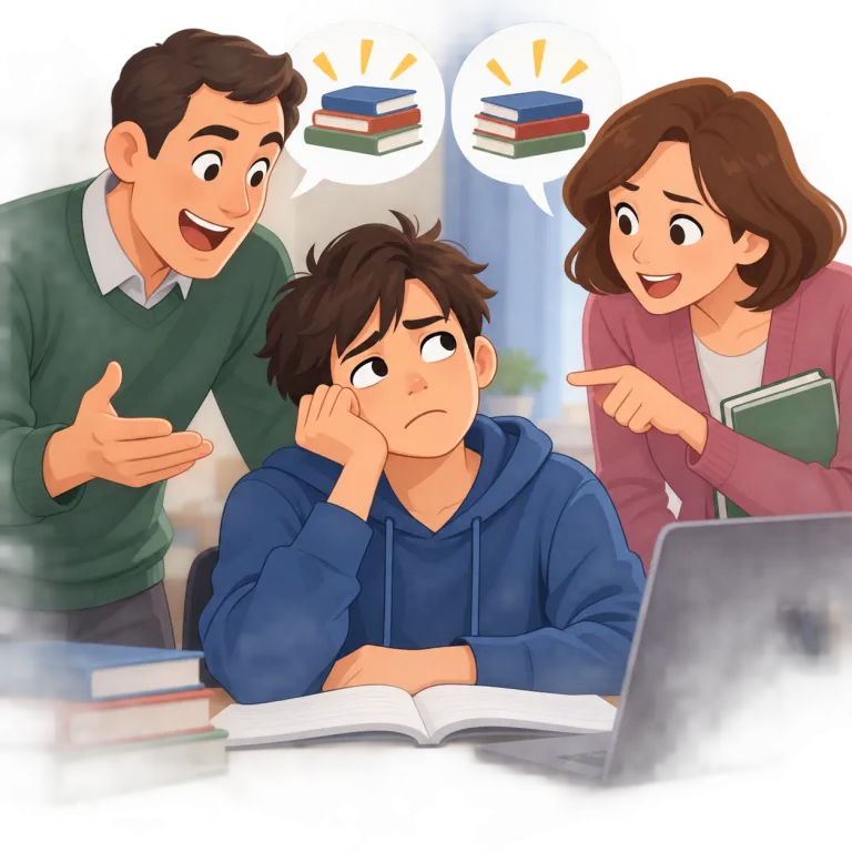keep at（しつこく迫る・phrasal_verb）の覚え方イラスト