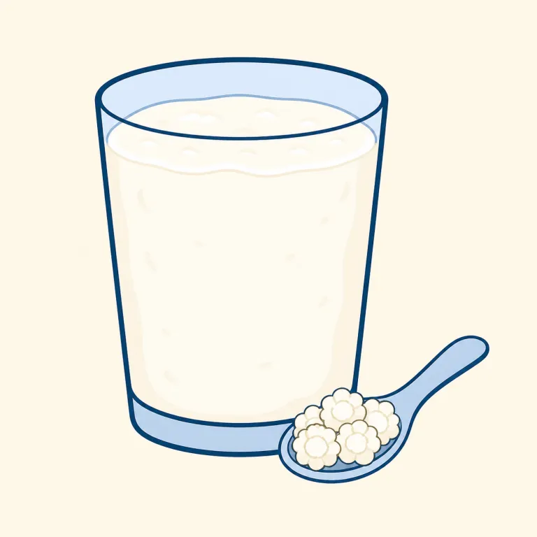 kefir（ケフィア・noun）の覚え方イラスト