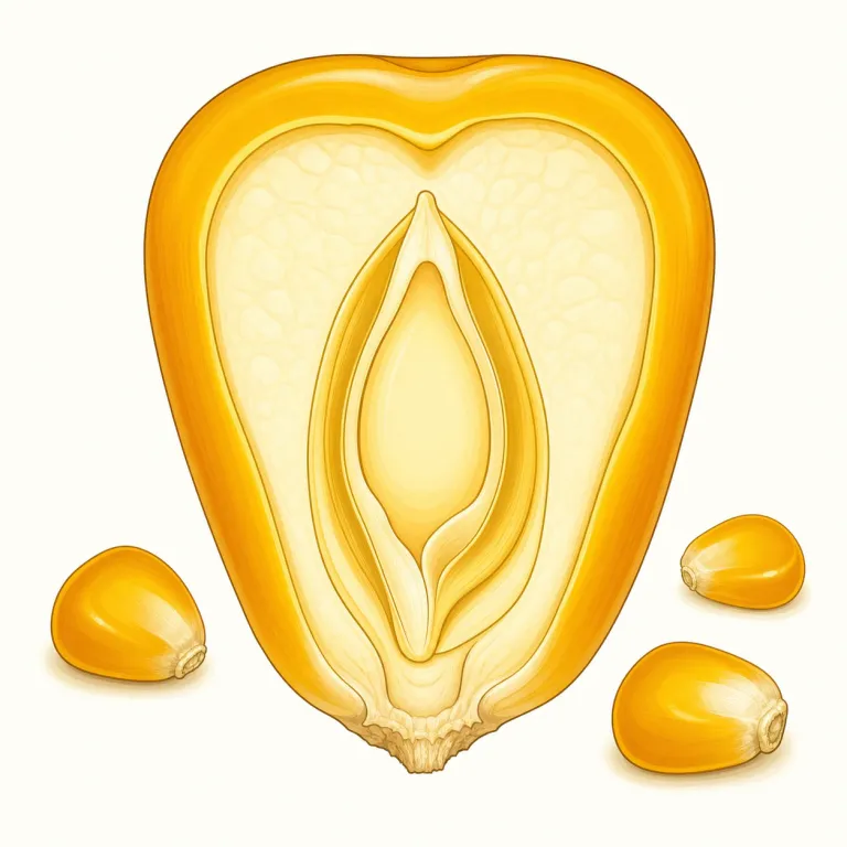 kernel（核、核心、穀粒・名詞）の覚え方イラスト — kernel はまず「中心の小さな中身」で一つにまとめると覚えやすいです