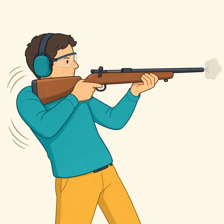 kickback（（銃などの）反動、（不正な）リベート・名詞）の覚え方イラスト — kick + back で、「力やお金が back して返ってくる」と押さえると覚えやすい語