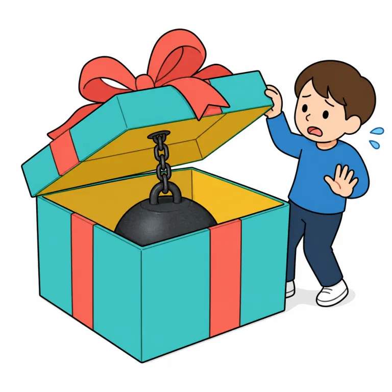 kicker（厄介な点・noun）の覚え方イラスト