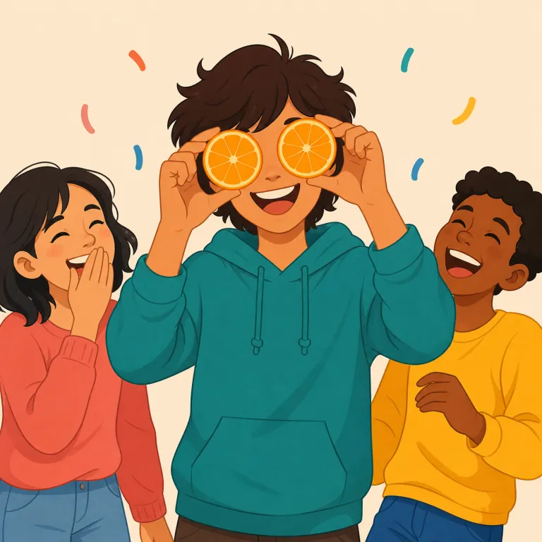 kidder（からかう人・名詞）の覚え方イラスト — kidder は動詞 kid「冗談でからかう」に、人を表す -er が付いた語です