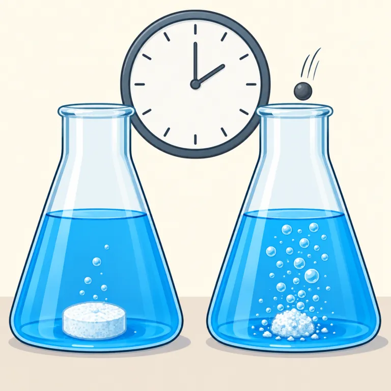 kinetics（反応速度論・noun）の覚え方イラスト