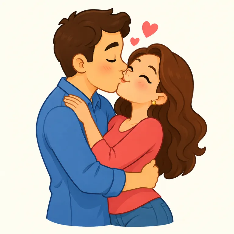 kisser（（good kisserなどで）キスが上手な人・noun）の覚え方イラスト