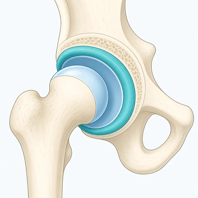labrum（関節唇・名詞）の覚え方イラスト — labrum は単体で暗記するより、肩・股関節の文脈ごと覚えると残りやすい語です