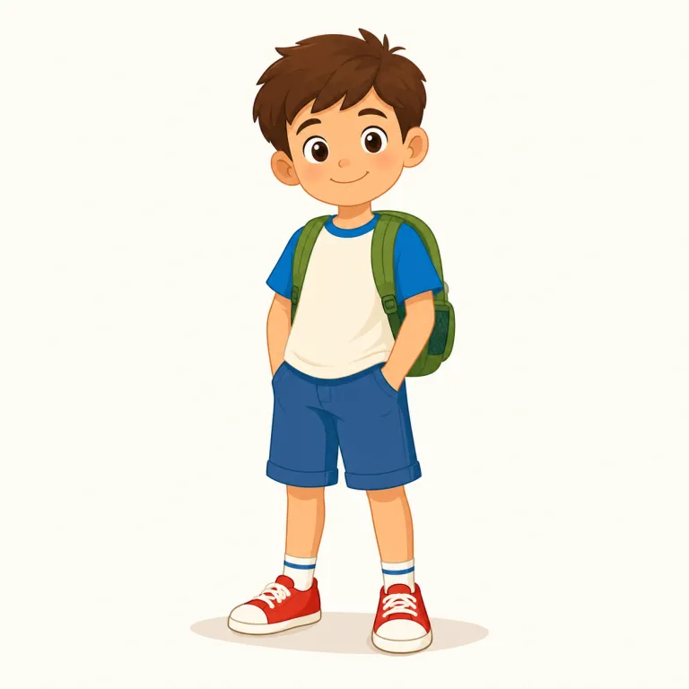 laddie（坊や・少年・名詞）の覚え方イラスト — laddie は lad「少年」に、親しみや小ささを感じさせる -ie が付いた語として覚えると分かりやすいです