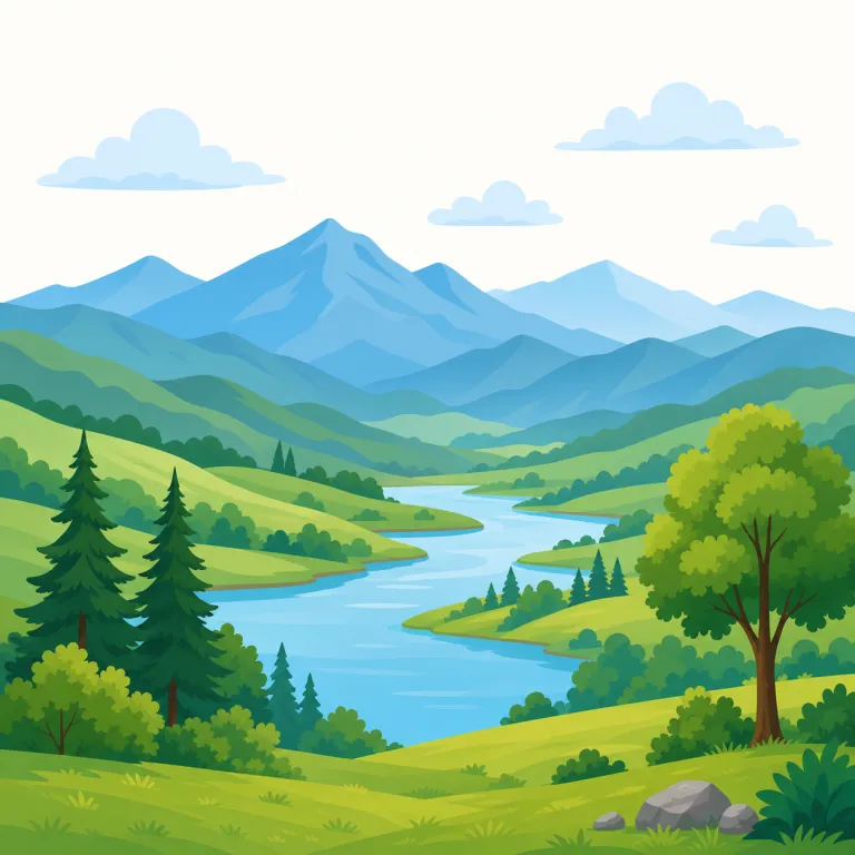 landscapeの覚え方イラスト