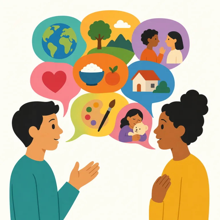 language（言語・名詞）の覚え方イラスト — まず「language＝個々の単語1つではなく、ことばの“体系”」と押さえるとぶれません