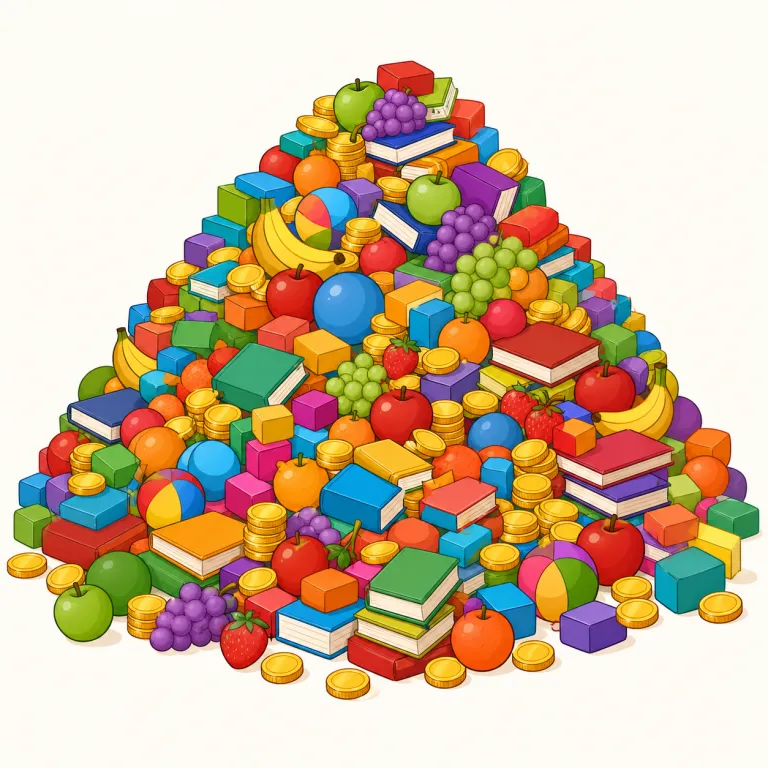 large amount of（大量の・イディオム）の覚え方イラスト — large amount of は「大量の」として、量が大きくまとまっている感じで覚えます