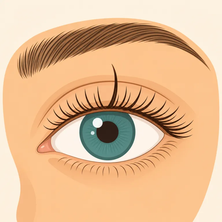 lash（まつげ・名詞）の覚え方イラスト — lash は eyelash の短い形として「まつげ」を表し、一本なら a lash、全体なら lashes と複数形で使うことが多い