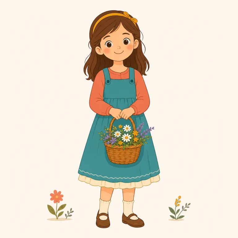 lass（女の子・名詞）の覚え方イラスト — lad が「少年」なら、その女性側が lass、と男女ペアで覚えるのが最も実用的です