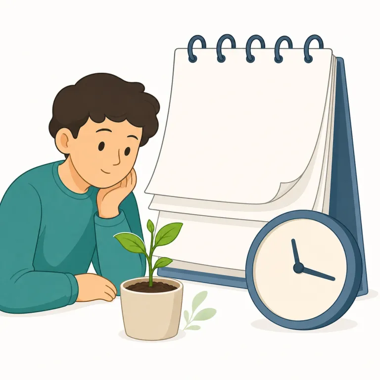 lately（最近・副詞）の覚え方イラスト — late「遅い」を知っていると、「時間の後ろのほうにある時期」→「ここ最近」とつながる