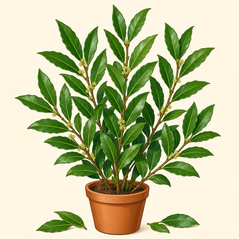 laurel（月桂樹・名詞）の覚え方イラスト — laurel は木の名前だけで覚えるより、laurels が「栄誉・栄冠」に広がる語だとまとめて持つと定着しやすいです