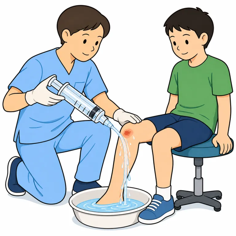 lavage（洗浄・noun）の覚え方イラスト