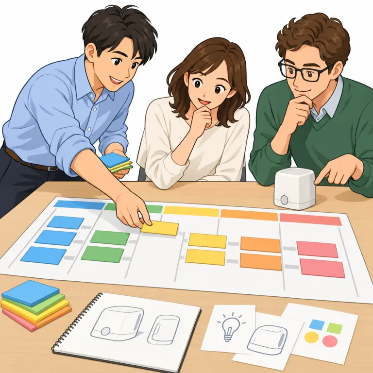 lay（計画を立てる・verb）の覚え方イラスト