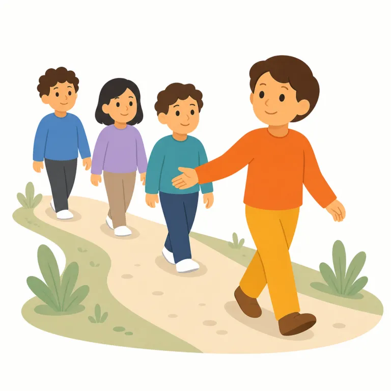 lead（導く、率いる・動詞）の覚え方イラスト — 名詞の lead は、まず動詞 lead「導く」を土台にすると覚えやすいです