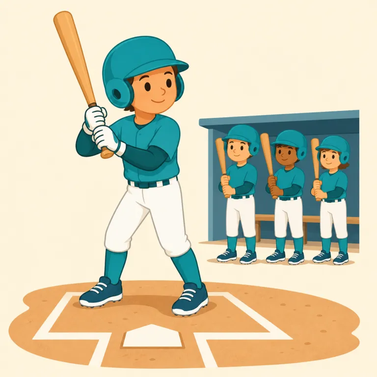 leadoff（先頭の、トップバッターの・形容詞）の覚え方イラスト — lead「先頭に立つ・導く」と off「そこから動き出す」をセットで見ると、「いちばん前で始動する役」がつかめます