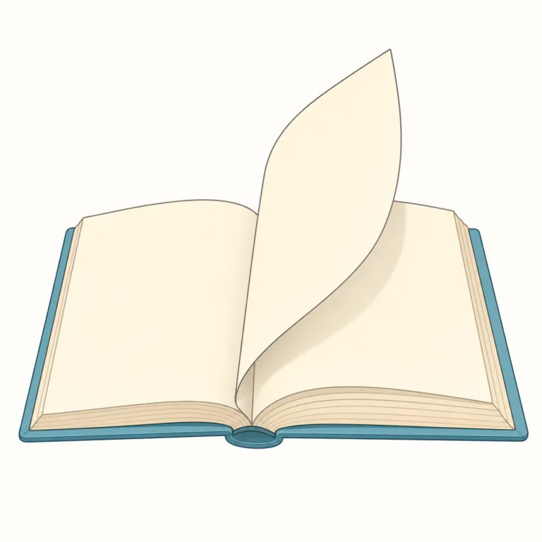 leaf（（本などの）一葉、紙1枚・noun）の覚え方イラスト