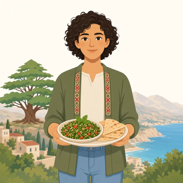 lebanese（レバノン人・noun）の覚え方イラスト