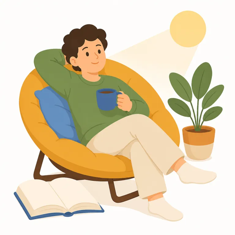 leisure（余暇・名詞）の覚え方イラスト — leisure はまず free time の少し上品で広い言い換えとして覚えると定着しやすい