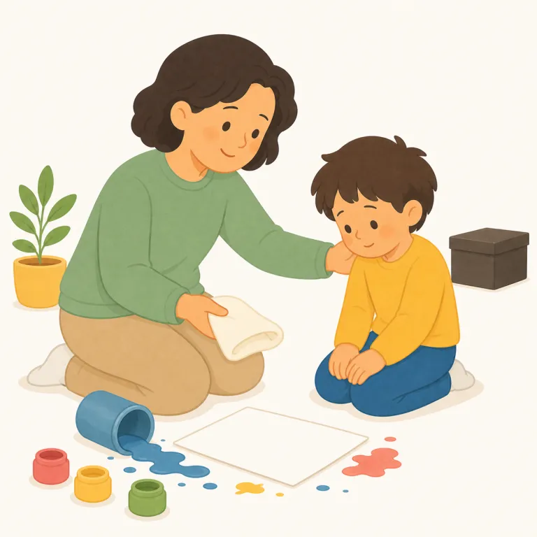 leniently（寛大に・副詞）の覚え方イラスト — まず lenient を軸に覚えるとよいです