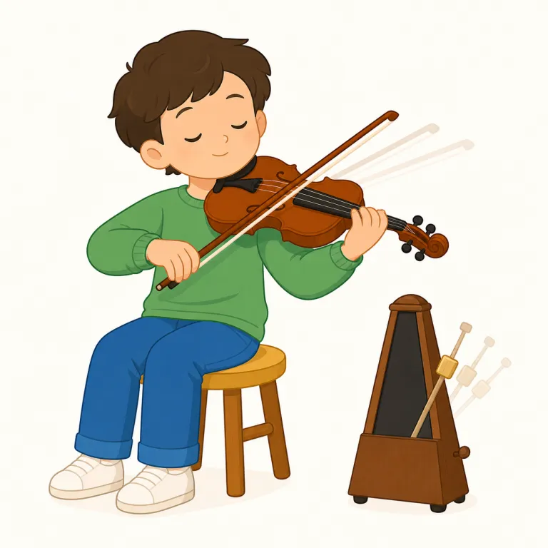 lento（遅く・副詞）の覚え方イラスト — lento は「slowly」に近い意味ですが、普通の会話で何でも遅く動くと言う語ではなく、音楽のテンポ指示でよく使われます