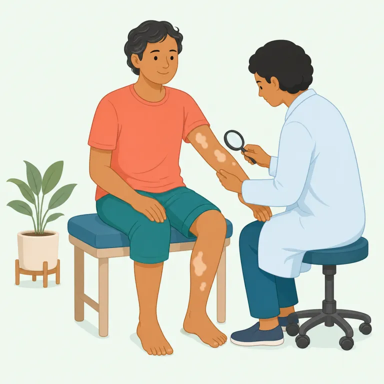 leper（ハンセン病患者・名詞）の覚え方イラスト — leper は leprosy（ハンセン病）とセットで覚えると残りやすい語