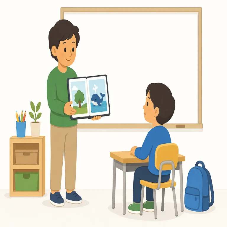 lesson（授業・名詞）の覚え方イラスト — lesson はまず学校の「授業」の基本語として押さえ、そこから「授業で学ぶこと」→「経験から学ぶこと」へ広げると覚えやすいです