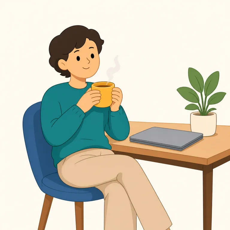 let's take a break（休憩しよう・イディオム）の覚え方イラスト — 「take a break」をひとかたまりで覚えるのが近道