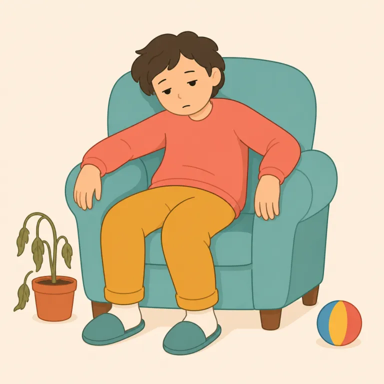 lethargy（無気力・名詞）の覚え方イラスト — `lethargy` は単独で覚えるより、形容詞 `lethargic`（だるそうな、無気力な）とセットにすると定着しやすい語です