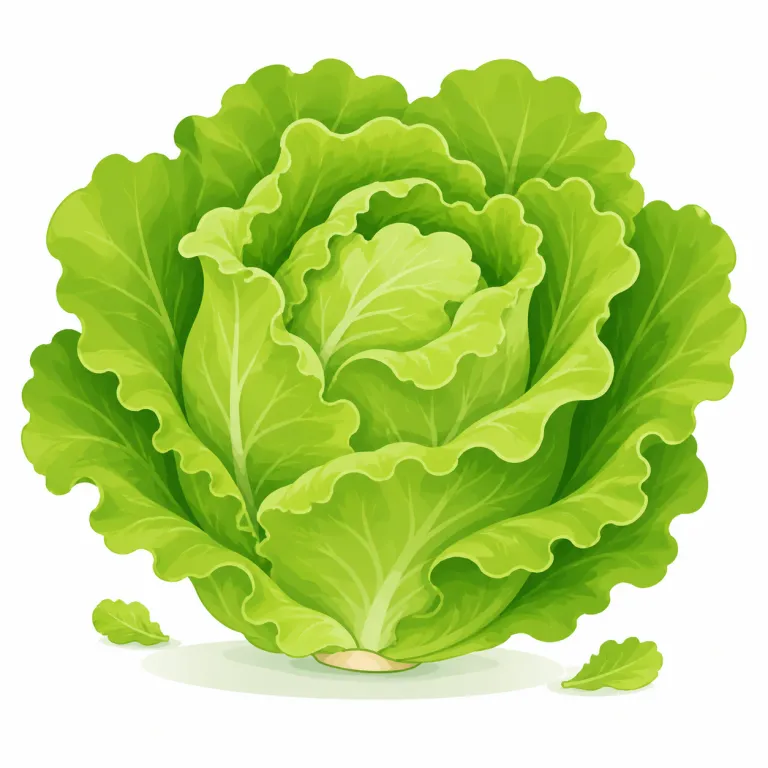 lettuce（レタス・名詞）の覚え方イラスト
