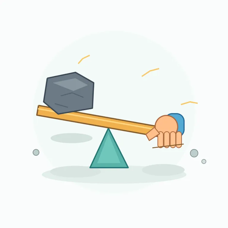 leverageの覚え方イラスト