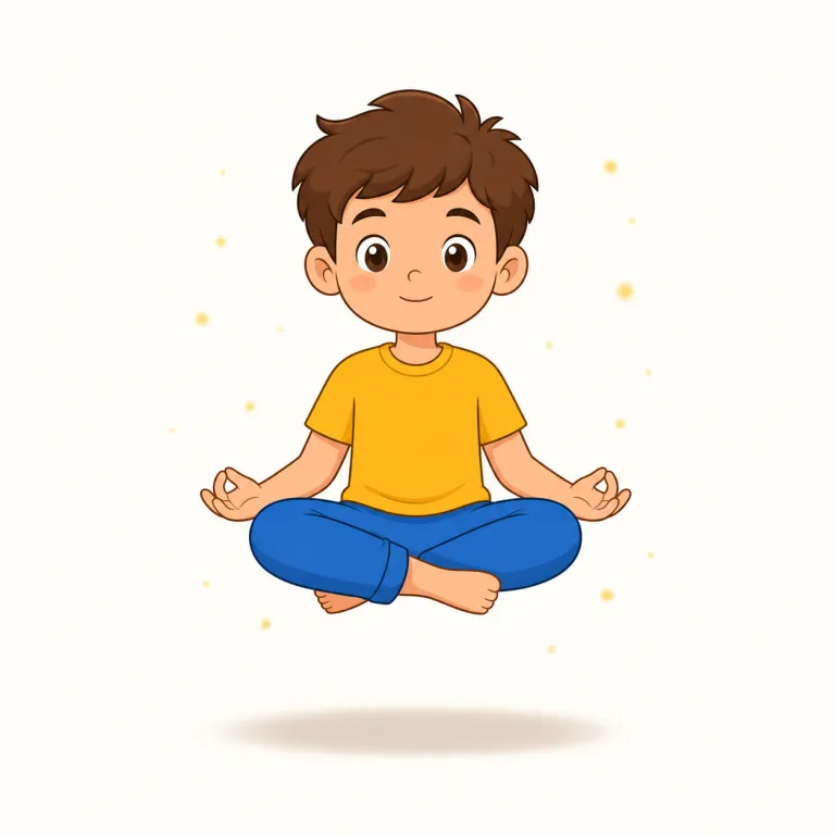 levitating（浮遊する・動詞）の覚え方イラスト — levitating は levitate「浮遊する」の -ing 形で、進行形なら「浮遊している最中」、動名詞なら「浮遊すること」として働きます