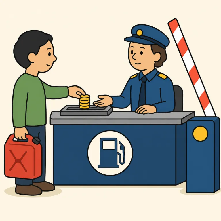 levy（徴収金・noun）の覚え方イラスト