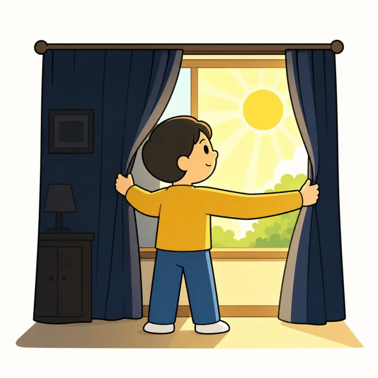 lighten（明るくする・verb）の覚え方イラスト