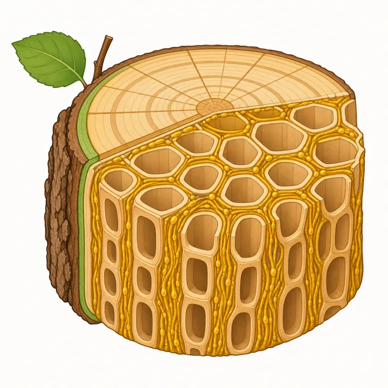 lignin（リグニン・名詞）の覚え方イラスト — lignin は化学・生物学で使う物質名として「リグニン」と覚えます