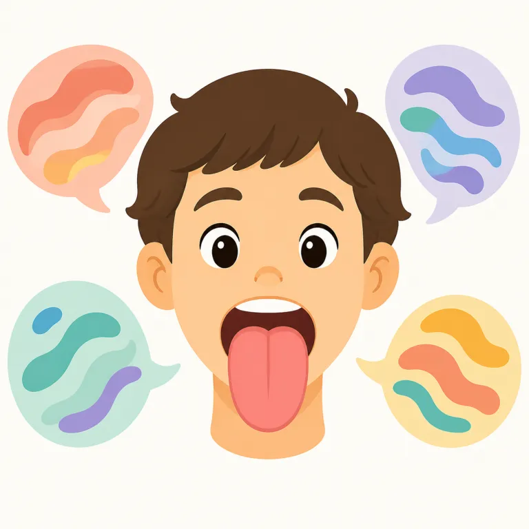 lingual（舌の、言語の・形容詞）の覚え方イラスト — language や bilingual、linguist に入っている lingu- を見たことがあれば、lingual も同じ「舌・ことば」グループとして束で覚えると定着し…