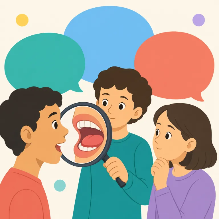 linguistically（言語的に・副詞）の覚え方イラスト — まず形で分けて覚えると残りやすいです