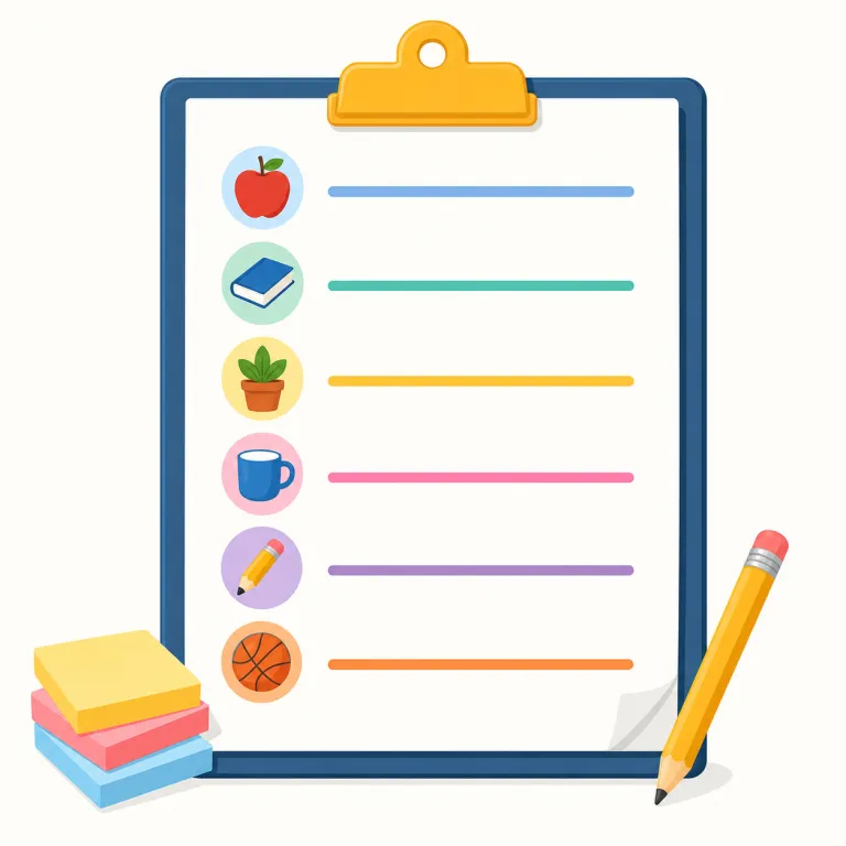 list（リスト・名詞）の覚え方イラスト