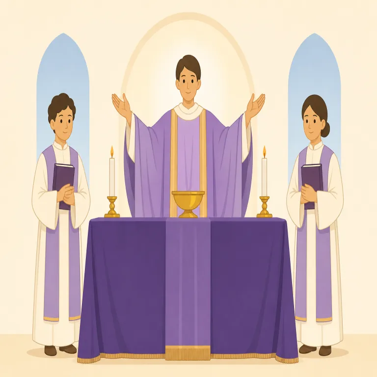 liturgical（典礼的な・形容詞）の覚え方イラスト — まず名詞 liturgy（典礼）を軸にすると覚えやすい