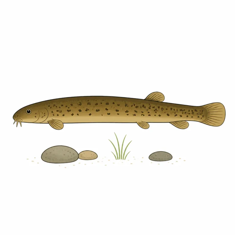 loach（ドジョウ・noun）の覚え方イラスト